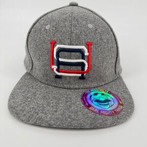 RSVLTS Dare Mighty Things Gray Fitted Hat Baseball Cap